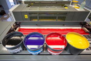 Farbeimer: CMYK-Farben
